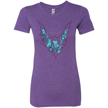 T-Shirts Purple Rush / Small VILLAINS SHADOWS Women's Triblend T-Shirt
