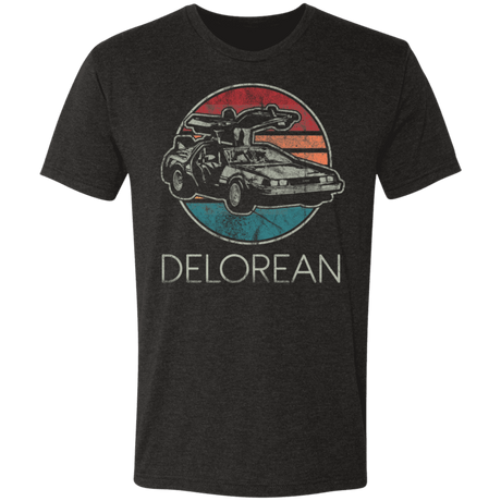 T-Shirts Vintage Black / S Vintage Delorean Men's Triblend T-Shirt