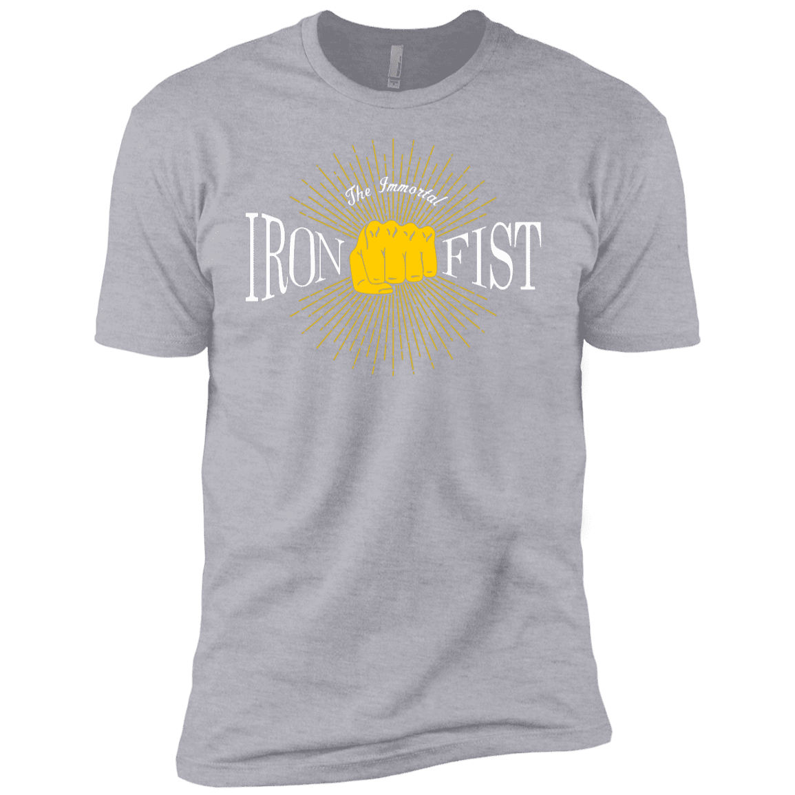 T-Shirts Heather Grey / YXS Vintage Immortal Iron Fist Boys Premium T-Shirt