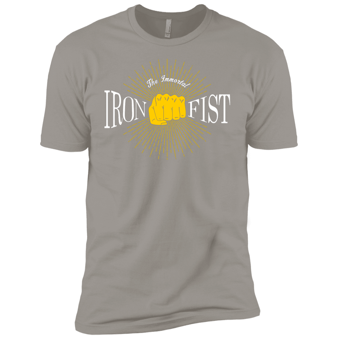 T-Shirts Light Grey / YXS Vintage Immortal Iron Fist Boys Premium T-Shirt