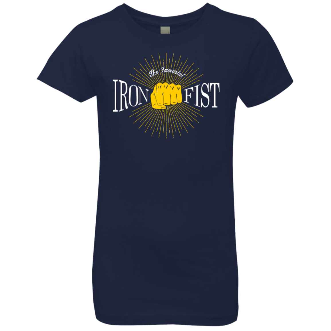 T-Shirts Midnight Navy / YXS Vintage Immortal Iron Fist Girls Premium T-Shirt