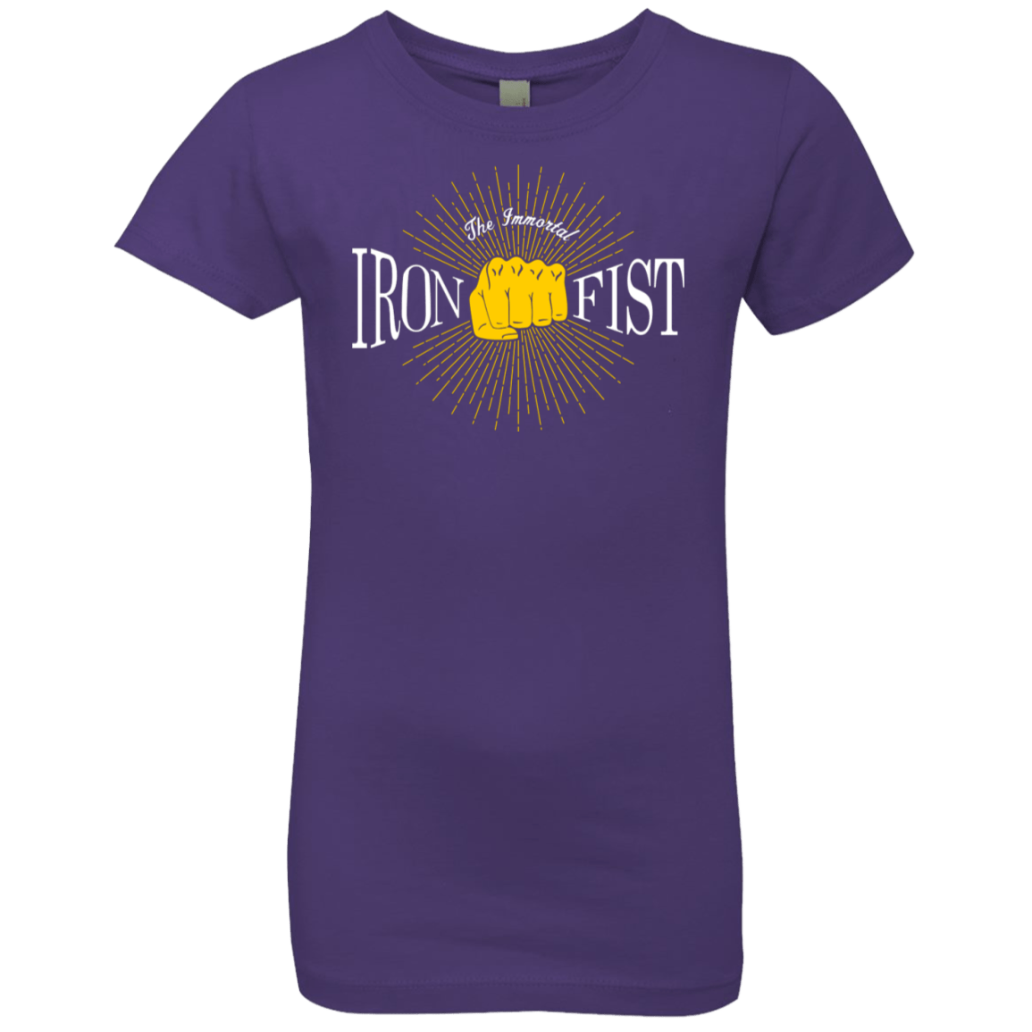 T-Shirts Purple Rush / YXS Vintage Immortal Iron Fist Girls Premium T-Shirt
