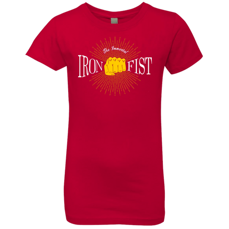 T-Shirts Red / YXS Vintage Immortal Iron Fist Girls Premium T-Shirt