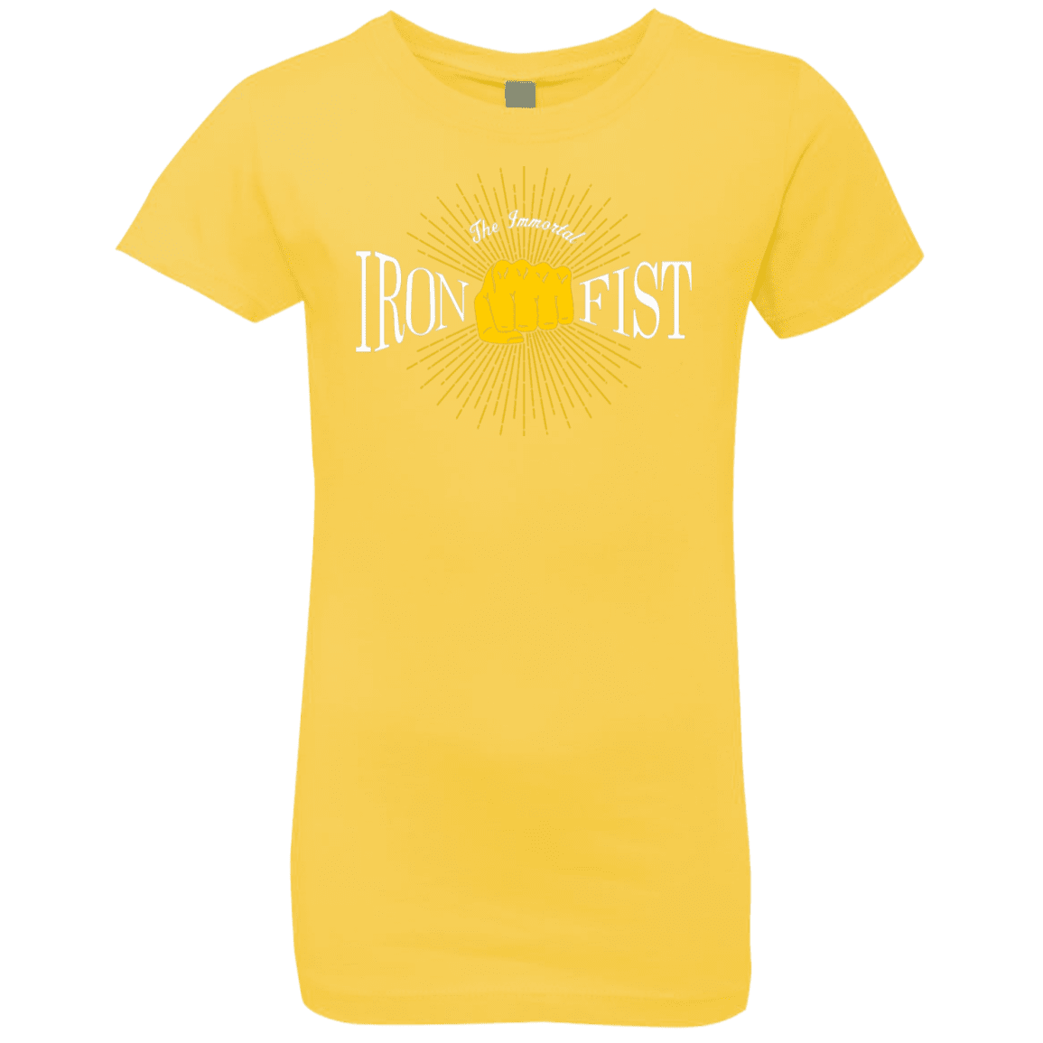 T-Shirts Vibrant Yellow / YXS Vintage Immortal Iron Fist Girls Premium T-Shirt