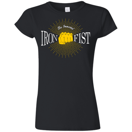T-Shirts Black / S Vintage Immortal Iron Fist Junior Slimmer-Fit T-Shirt