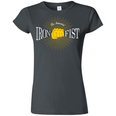 T-Shirts Charcoal / S Vintage Immortal Iron Fist Junior Slimmer-Fit T-Shirt