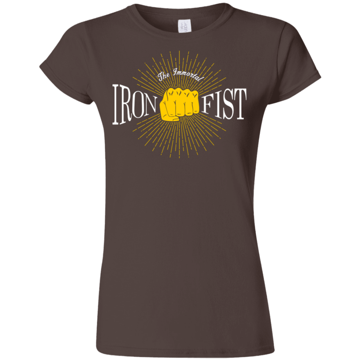 T-Shirts Dark Chocolate / S Vintage Immortal Iron Fist Junior Slimmer-Fit T-Shirt