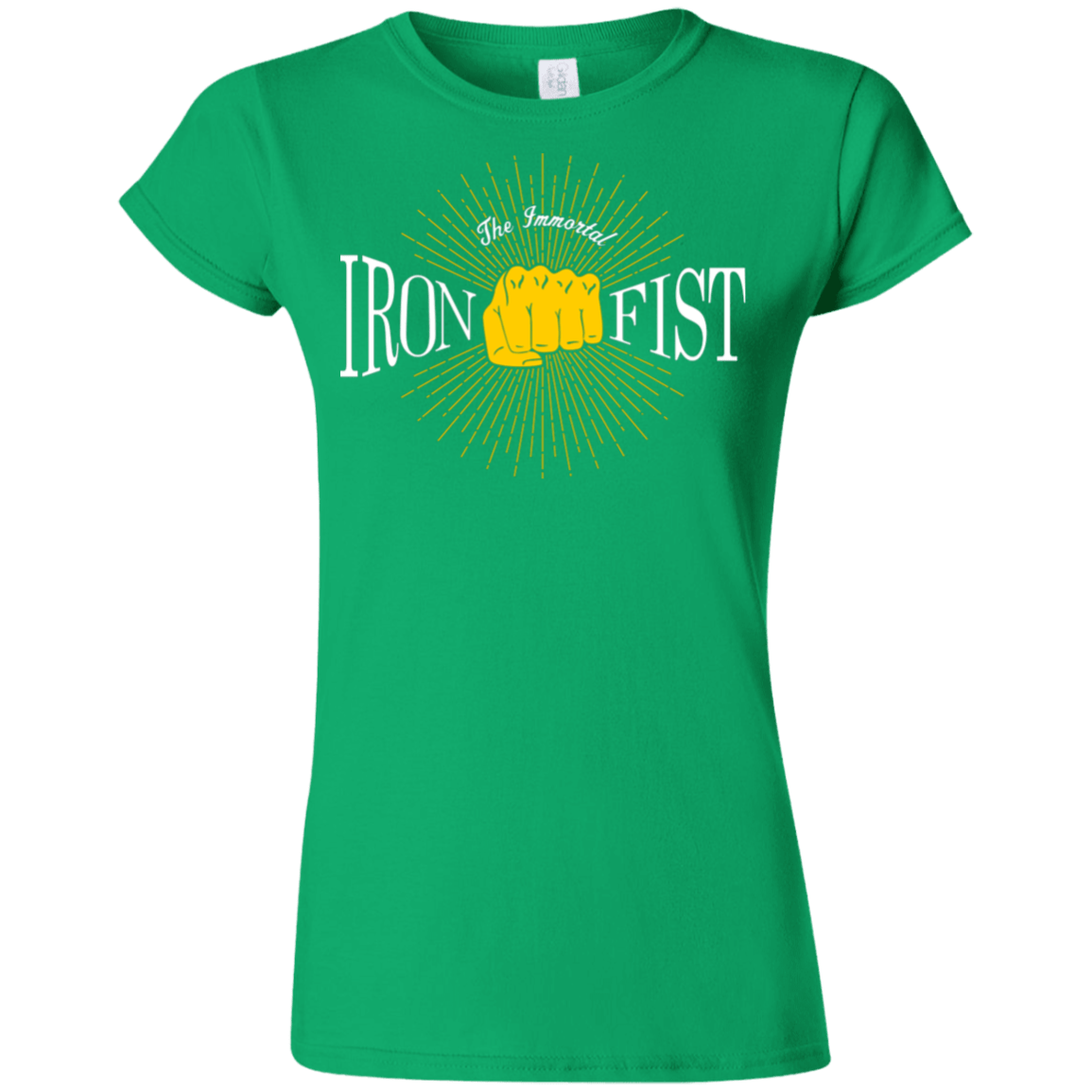 T-Shirts Irish Green / S Vintage Immortal Iron Fist Junior Slimmer-Fit T-Shirt