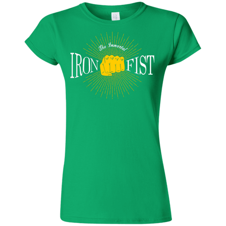 T-Shirts Irish Green / S Vintage Immortal Iron Fist Junior Slimmer-Fit T-Shirt