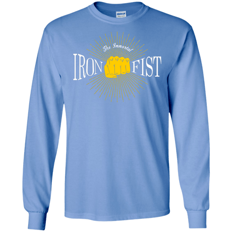 T-Shirts Carolina Blue / S Vintage Immortal Iron Fist Men's Long Sleeve T-Shirt