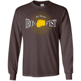 T-Shirts Dark Chocolate / S Vintage Immortal Iron Fist Men's Long Sleeve T-Shirt