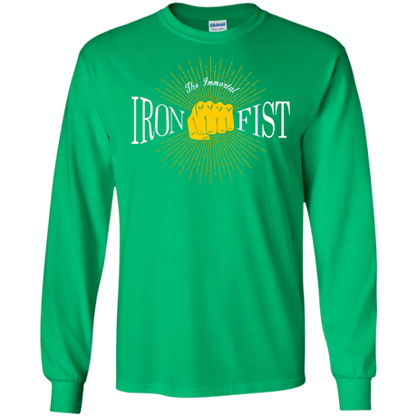 T-Shirts Irish Green / S Vintage Immortal Iron Fist Men's Long Sleeve T-Shirt