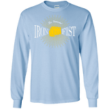 T-Shirts Light Blue / S Vintage Immortal Iron Fist Men's Long Sleeve T-Shirt