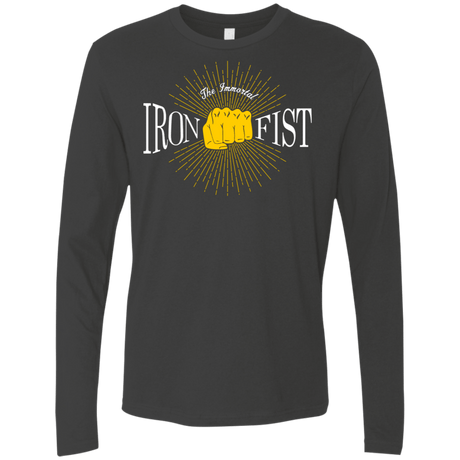 T-Shirts Heavy Metal / S Vintage Immortal Iron Fist Men's Premium Long Sleeve