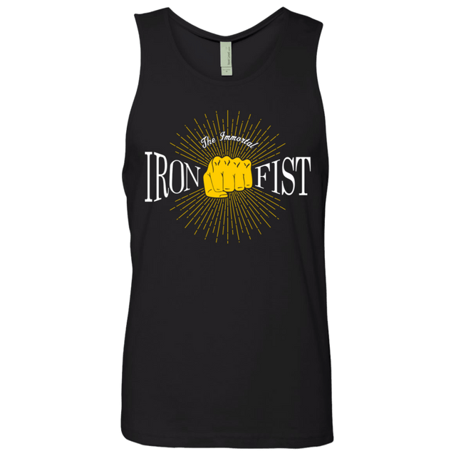 T-Shirts Black / S Vintage Immortal Iron Fist Men's Premium Tank Top