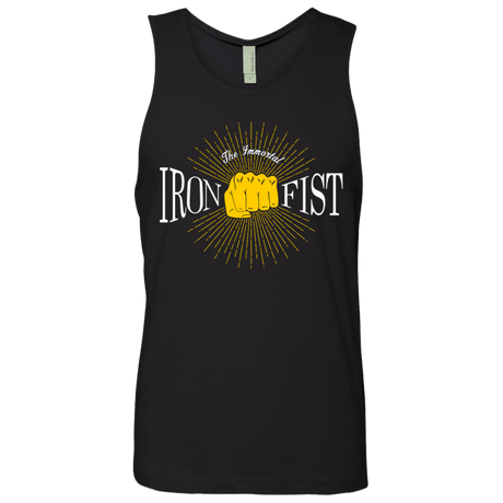 T-Shirts Black / S Vintage Immortal Iron Fist Men's Premium Tank Top