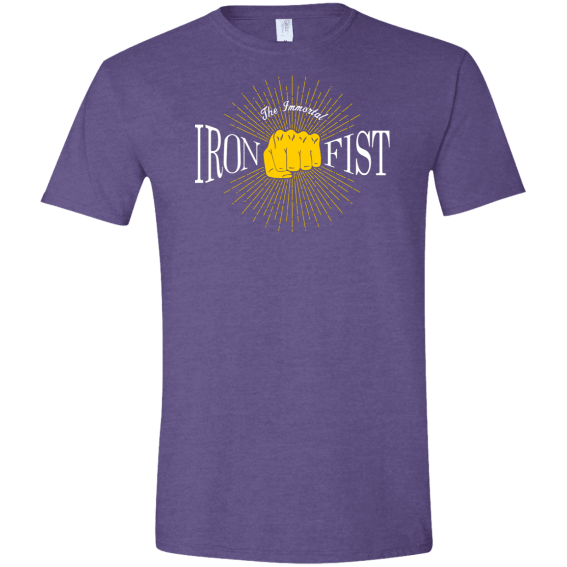 T-Shirts Heather Purple / S Vintage Immortal Iron Fist Men's Semi-Fitted Softstyle