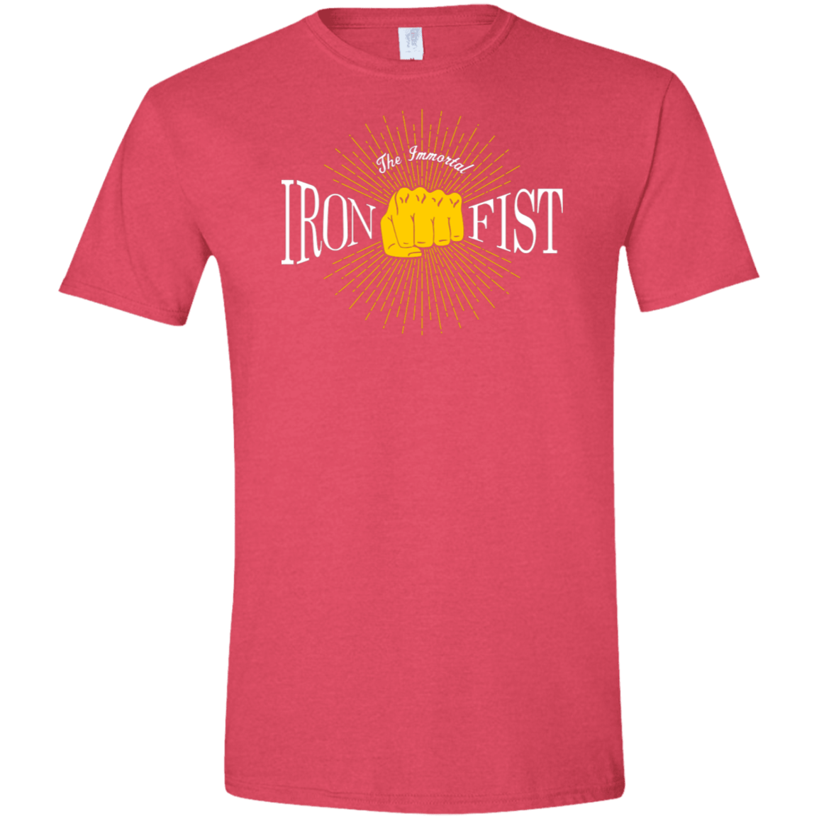 T-Shirts Heather Red / S Vintage Immortal Iron Fist Men's Semi-Fitted Softstyle