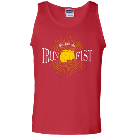 T-Shirts Red / S Vintage Immortal Iron Fist Men's Tank Top