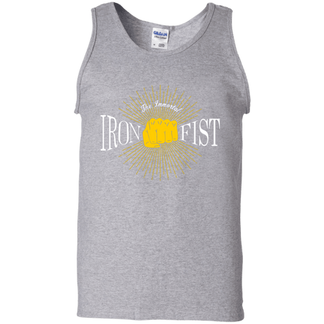 T-Shirts Sport Grey / S Vintage Immortal Iron Fist Men's Tank Top