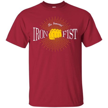 T-Shirts Cardinal / S Vintage Immortal Iron Fist T-Shirt