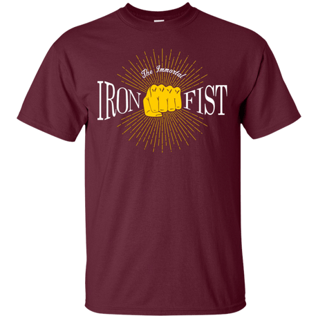 T-Shirts Maroon / S Vintage Immortal Iron Fist T-Shirt
