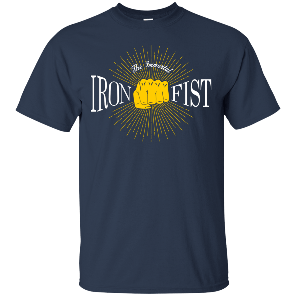 T-Shirts Navy / S Vintage Immortal Iron Fist T-Shirt