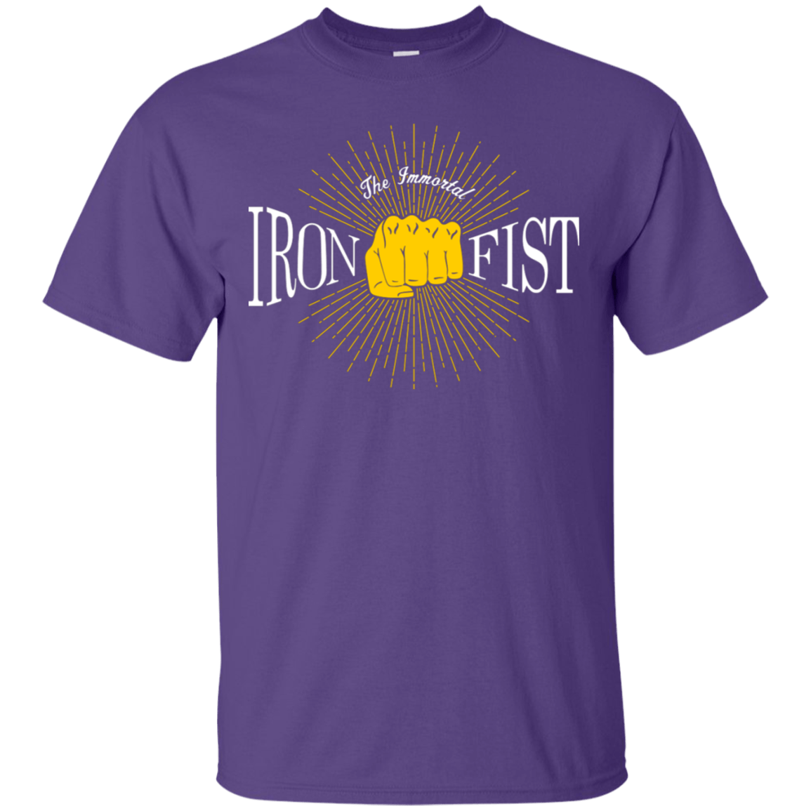 T-Shirts Purple / S Vintage Immortal Iron Fist T-Shirt