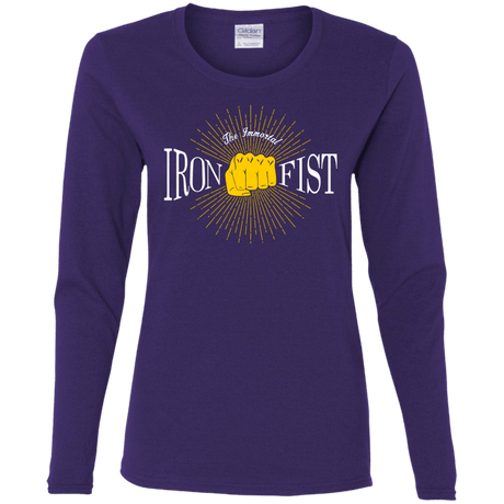 T-Shirts Purple / S Vintage Immortal Iron Fist Women's Long Sleeve T-Shirt