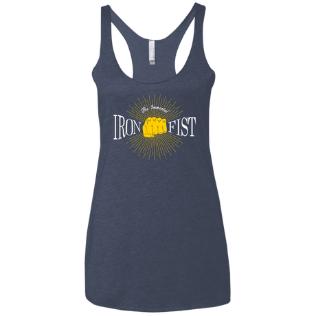 T-Shirts Vintage Navy / X-Small Vintage Immortal Iron Fist Women's Triblend Racerback Tank