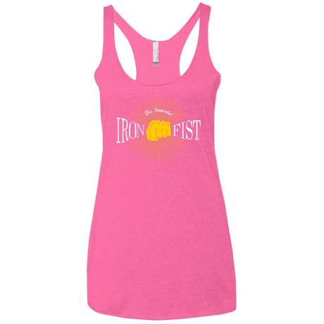 T-Shirts Vintage Pink / X-Small Vintage Immortal Iron Fist Women's Triblend Racerback Tank