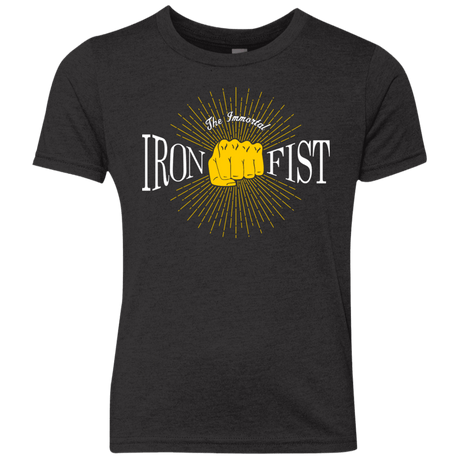 T-Shirts Vintage Black / YXS Vintage Immortal Iron Fist Youth Triblend T-Shirt