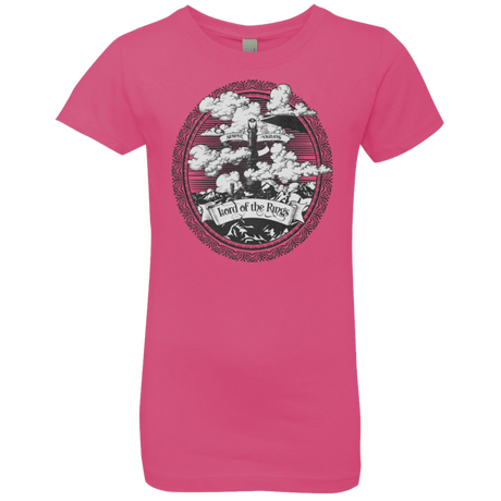 T-Shirts Hot Pink / YXS Vintage Mordor Tower Girls Premium T-Shirt