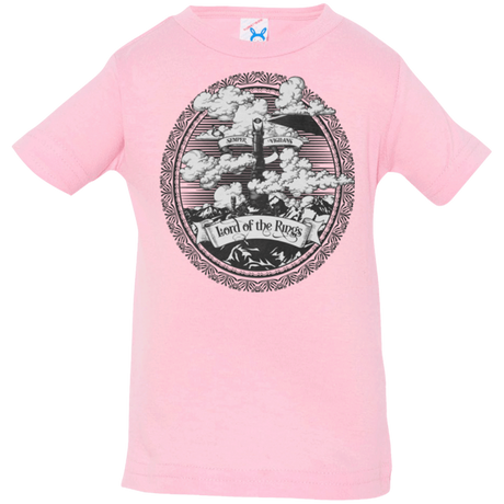 T-Shirts Pink / 6 Months Vintage Mordor Tower Infant Premium T-Shirt