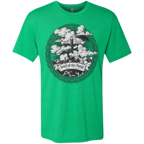 T-Shirts Envy / Small Vintage Mordor Tower Men's Triblend T-Shirt
