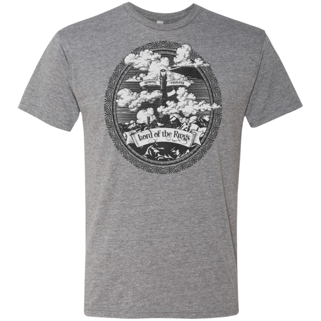 T-Shirts Premium Heather / Small Vintage Mordor Tower Men's Triblend T-Shirt