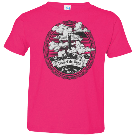 T-Shirts Hot Pink / 2T Vintage Mordor Tower Toddler Premium T-Shirt
