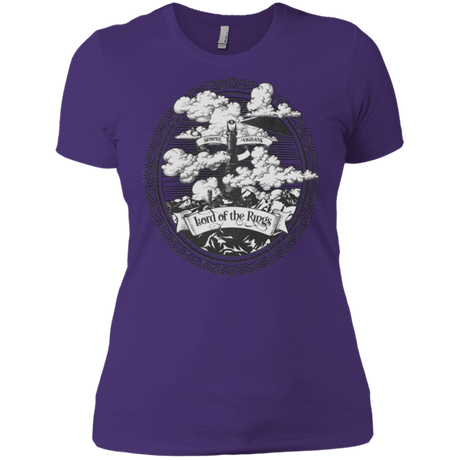 T-Shirts Purple / X-Small Vintage Mordor Tower Women's Premium T-Shirt