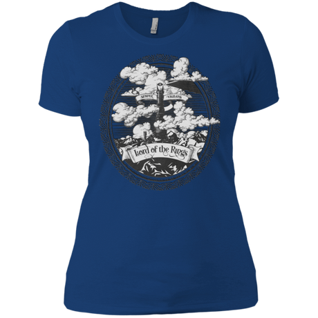 T-Shirts Royal / X-Small Vintage Mordor Tower Women's Premium T-Shirt