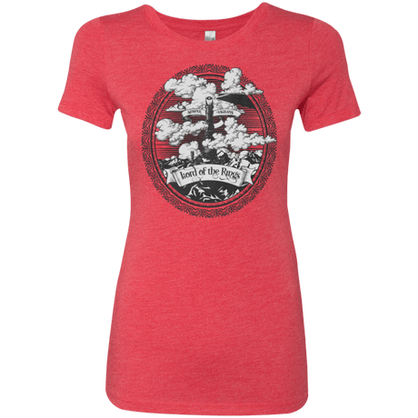 T-Shirts Vintage Red / Small Vintage Mordor Tower Women's Triblend T-Shirt