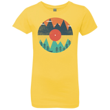T-Shirts Vibrant Yellow / YXS Vinyl Fox Girls Premium T-Shirt