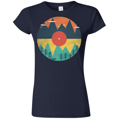 T-Shirts Navy / S Vinyl Fox Junior Slimmer-Fit T-Shirt