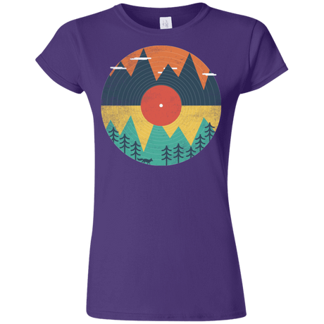 T-Shirts Purple / S Vinyl Fox Junior Slimmer-Fit T-Shirt