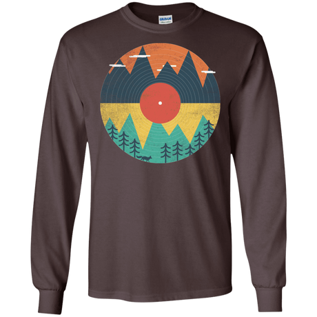 T-Shirts Dark Chocolate / S Vinyl Fox Men's Long Sleeve T-Shirt