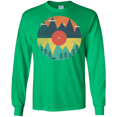 T-Shirts Irish Green / S Vinyl Fox Men's Long Sleeve T-Shirt