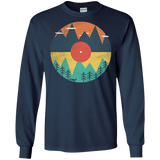 T-Shirts Navy / S Vinyl Fox Men's Long Sleeve T-Shirt