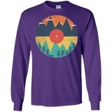 T-Shirts Purple / S Vinyl Fox Men's Long Sleeve T-Shirt