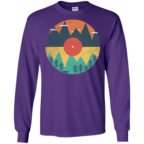 T-Shirts Purple / S Vinyl Fox Men's Long Sleeve T-Shirt