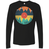 T-Shirts Black / S Vinyl Fox Men's Premium Long Sleeve
