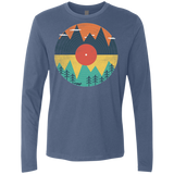 T-Shirts Indigo / S Vinyl Fox Men's Premium Long Sleeve